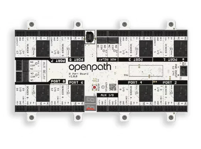 لوحة توسعة ذات 8 منافذ للوحة التحكم في الوصول