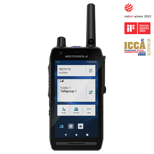 MXP7000 TETRA and LTE portable device