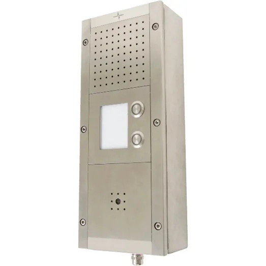 IP Outdoor Intercom Station with Stainless Steel Housing