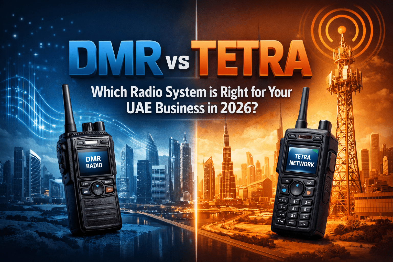 DMR vs TETRA: Which Radio System is Right for Your UAE Business in 2026?